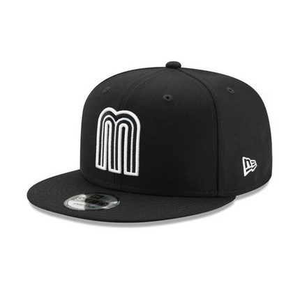 Mexico World Baseball Classic Black On White 9Fifty