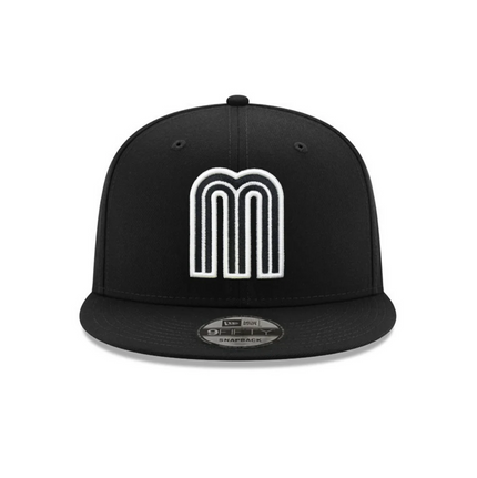 Mexico World Baseball Classic Black On White 9Fifty