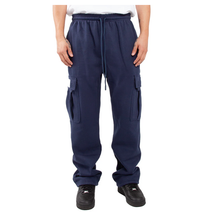 Logo Fleece Cargo Pants