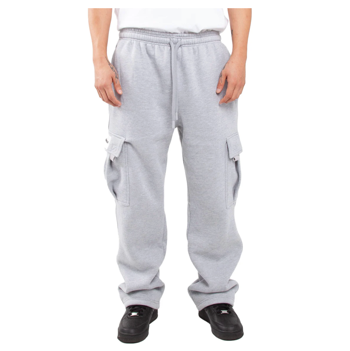 Logo Fleece Cargo Pants