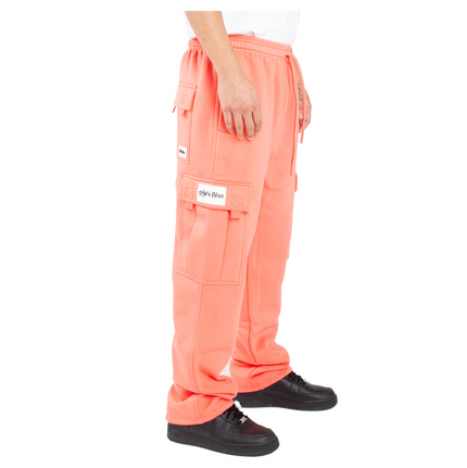 Logo Fleece Cargo Pants