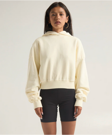 Garment Dye Cropped Hoodie