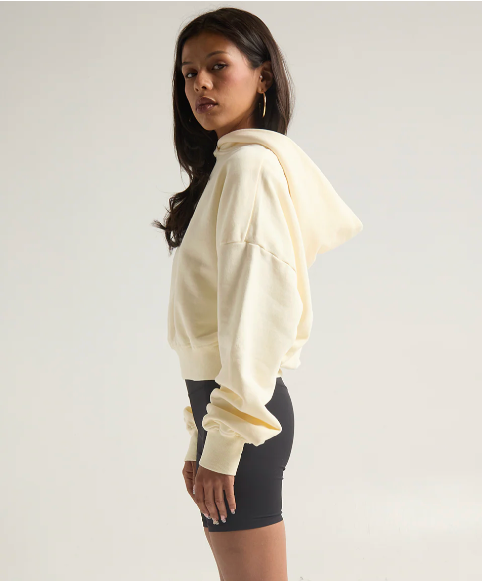 Garment Dye Cropped Hoodie