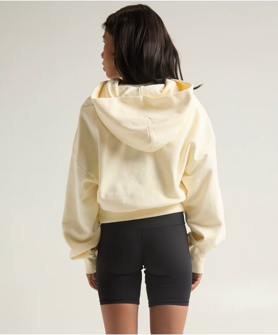 Garment Dye Cropped Hoodie