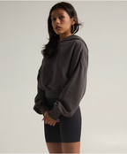 Garment Dye Cropped Hoodie