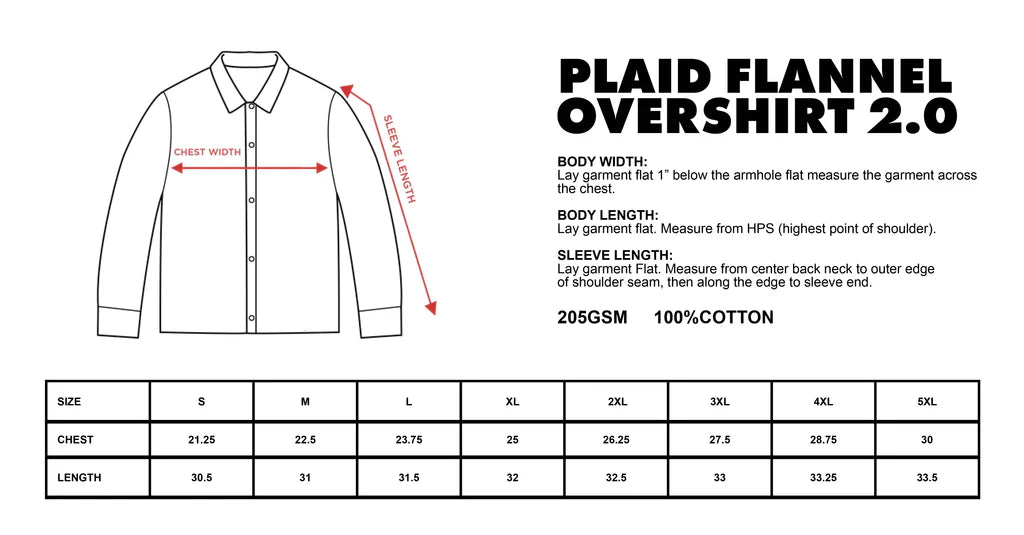 Plaid Flannel Overshirt 2.0