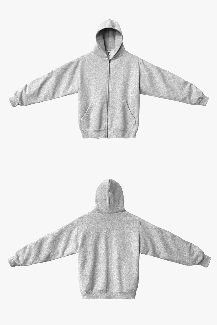 L/S Heavy Fleece Zip Up